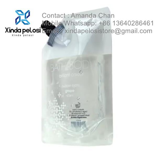 Vertical Bottom Suction Nozzle Pure Bag Spout Filling And Capping Stand Up Pouch