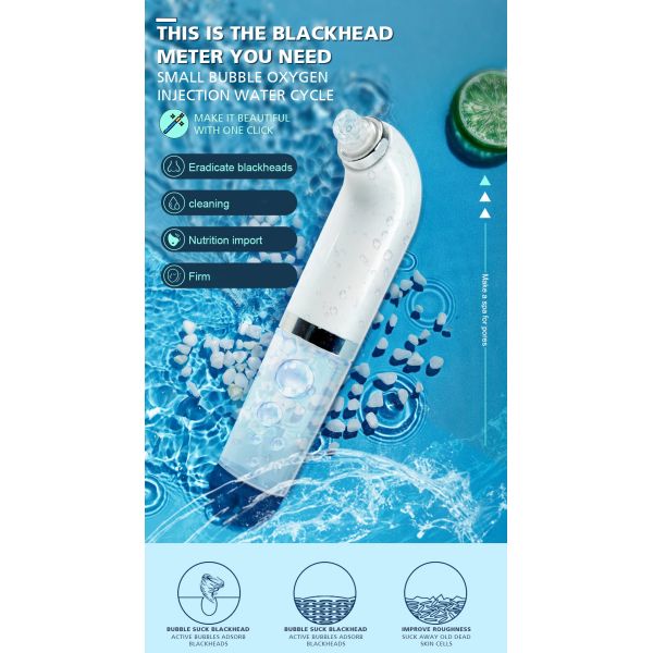 Vacuum Suction Blackhead Remover Pore Cleaner for Face Cleaning and Acne Removal Kit