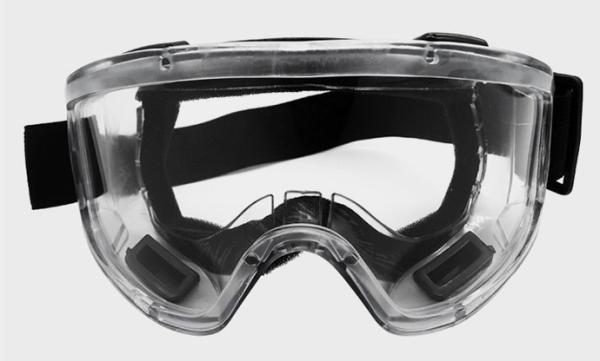 Clear Lens Eye Protection Glasses , Aviator Safety Goggles Industrial Grade