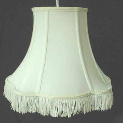Gold Barrel Victoria Lamp Shade 21*40*26cm With Beaded Fringe