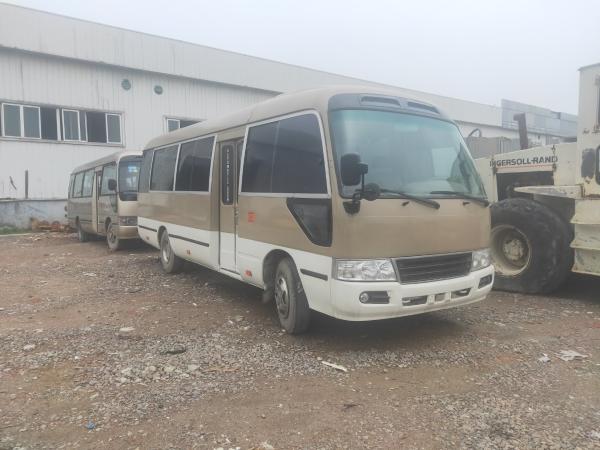                  Used Japanese Medium City Bus Toyota Coaster with Automatic Door Hot Sale             