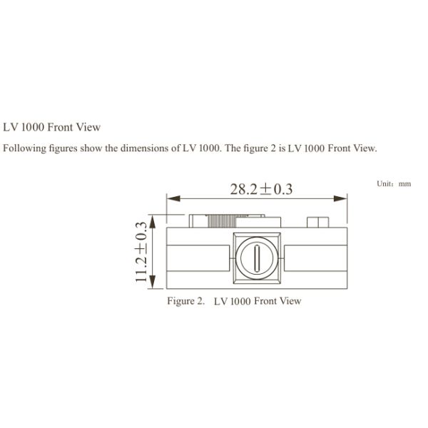 LV1000 Barcode Reader Module High Performance for Small Handheld Devices