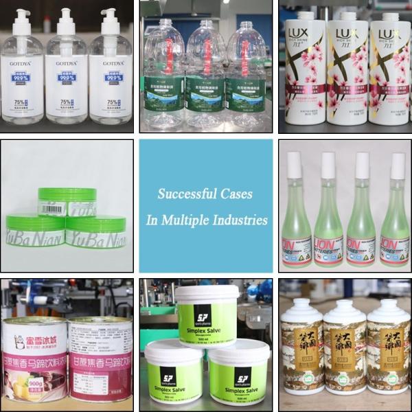 Automatic 1 mm Labeling Accuracy Round Bottle Labeling Machine for Plastic Sticker