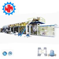 Precise  Adult Diaper Making Machine Embossing Printing Stacking Function