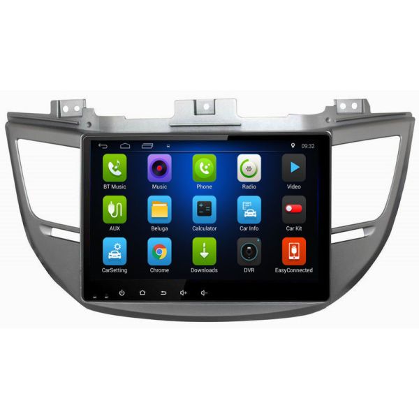 Ouchuangbo car gps nav audio BT android 8.1 for Hyundai Tucson 2015 support USB SWC 1080P Video radio touch screen