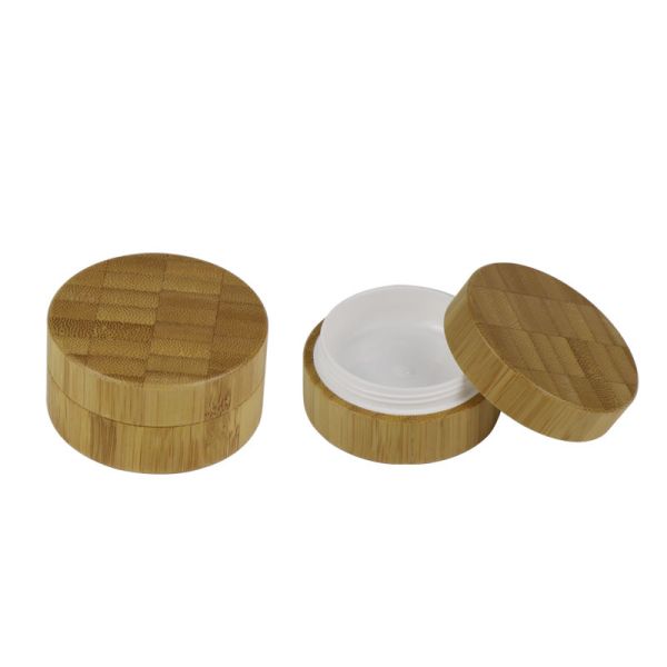 Thermal Transfer Leakproof 5g-250g Bamboo Cream Jar OEM Logo