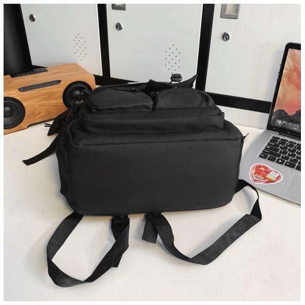 Backpack Custom Waterproof Polyester School Bag for Students Capacity Below 21 litre