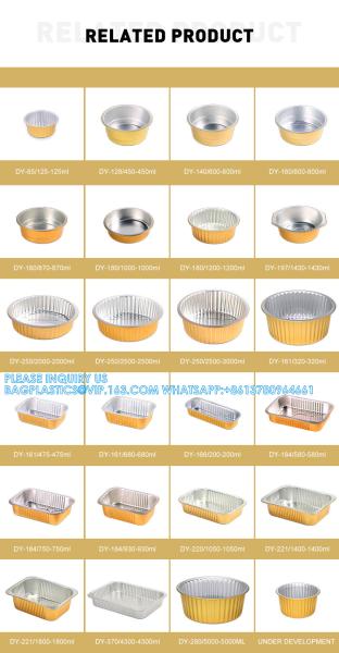 3500ml/7.5LB, Sturdy Aluminum Foil Pans With Lids For Cooking, Baking, Reheating, Freezer, Oven, Recyclable