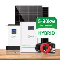 Híbrido fora da energia solar da casa do sistema 5KW 10KW 15KW 20KW 30KW 50KW do painel solar da grade