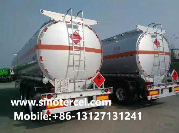 40-50CBM Petroleum Semi Tanker Trailer 3 Axles 5 Compartment