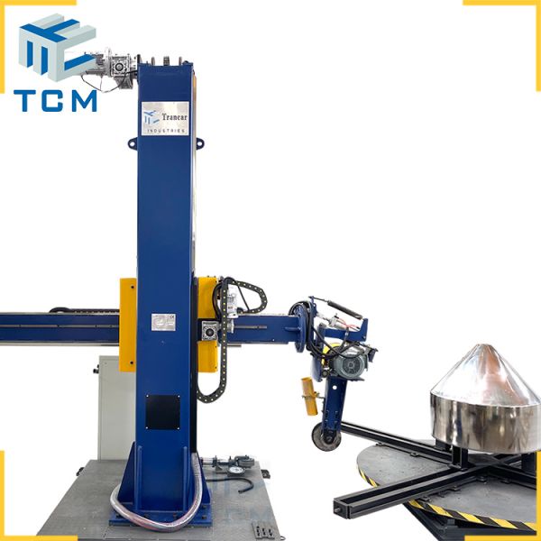 Stainless Steel Dished head Polishing Machine automatic steel surface polishing machine