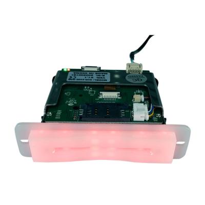Lecteur de cartes manuel de Hybird d'insertion d'encadrement semi transparent de l'interface RVB d'USB