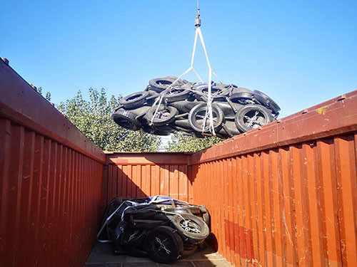 Обвайзер морского пехотинца самолетных шин L5000 D3000 x резиновый