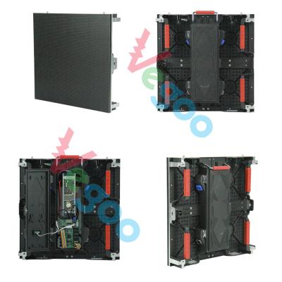 A exposição de diodo emissor de luz interna Hd da cor P4.81 completa conduziu o painel 250mm×250mm