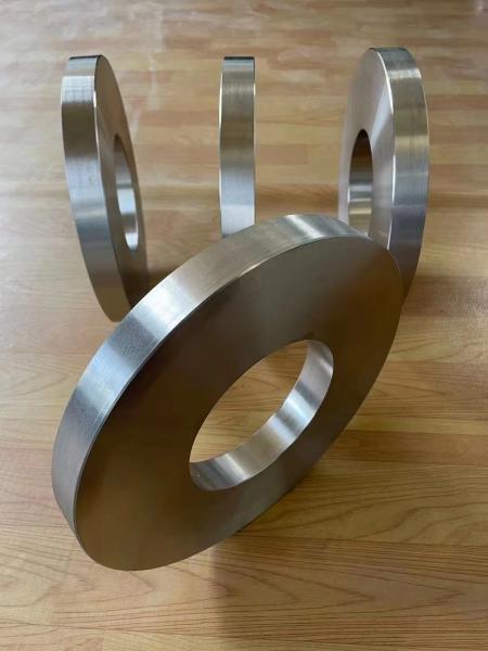Anel forjado de titânio ASTM B348 Gr1 Gr2 Gr5 OD200~1100mm Altura 20-600mm