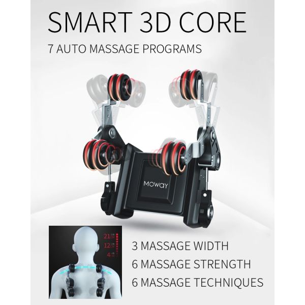 LCD 3d Zero Gravity Recliner Massage Chair Sl Track ROHS