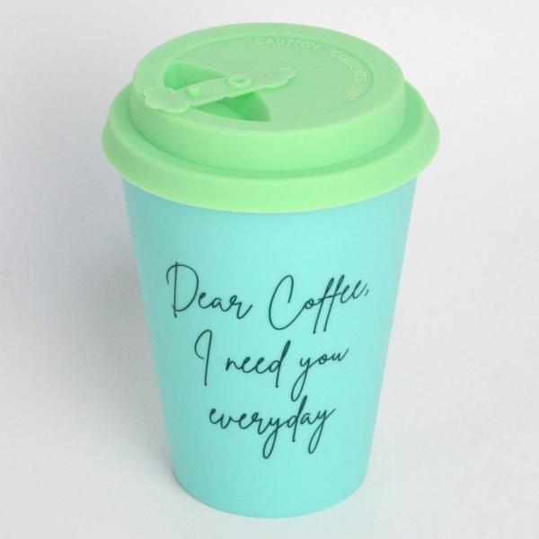 12oz 350ml PP Silicone Cover Bamboo Fiber Reusable Coffee Mug with Lid An Ideal Giveaway Item