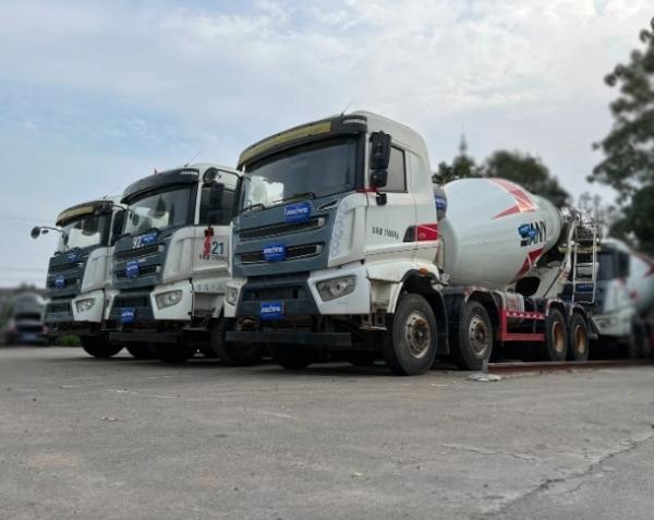 Caminhão de mistura de cimento usado de 10 M3 Sanys
