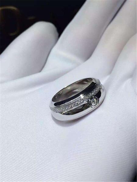Luxury jewe factory ring 18k gold  white gold yellow gold rose gold diamond ring