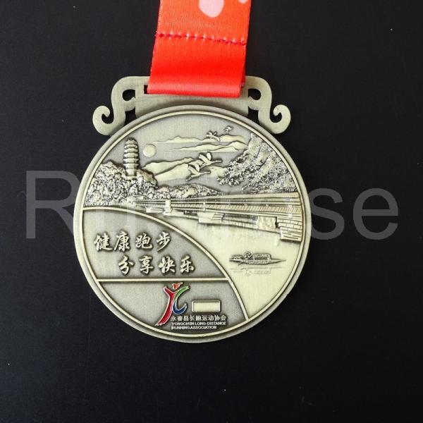 Indonesia city running competition medal customization, production of Marathon Medal of Honor, antique bronze medal