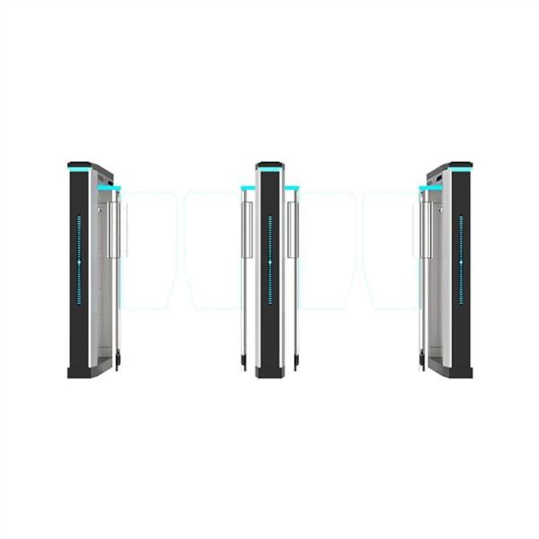 Office 40-60p/m Speed Gate Turnstile Biometric Access Control with Servo Driving Motor