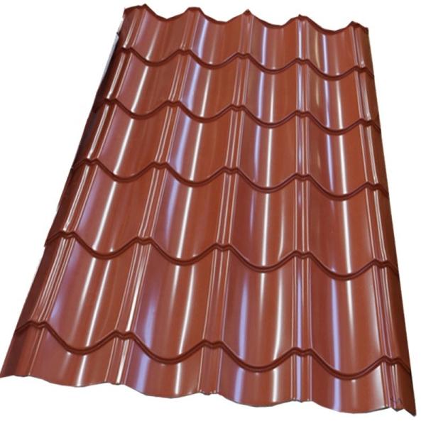 Coated GI Corrugated Steel Sheet 600mm - 1250mm Metal Corrugated Roofing Sheets