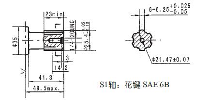 315ml/r 25.4mm 31.75mm Spline shaft BMS (OMS) Orbit Hydraulic Motor G1/2