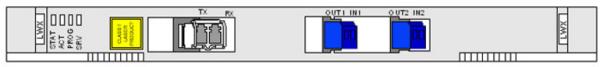 OptiX OSN 1500 SSN1LWX01 arbitrary bit rate wavelength conversion board-- OSN1500