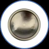 200# D52mm Aerosol Tin Can Components Dome Tinplate Can Bottom Metal Packaging