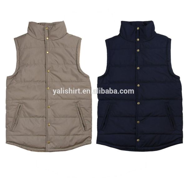 Wholesales mens puffy down PM vest jackets for winters