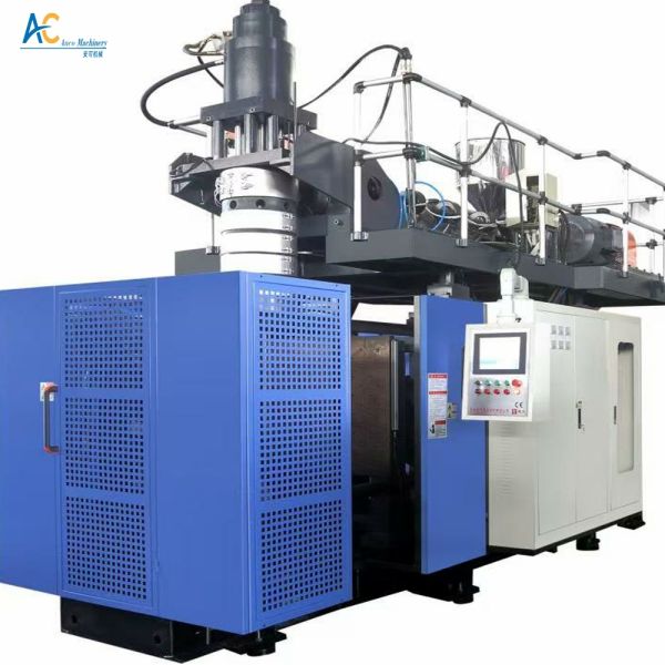 120kg/H Plastic Extrusion Blow Molding Machine 5 Zone Water Tank Blow Moulding Machine