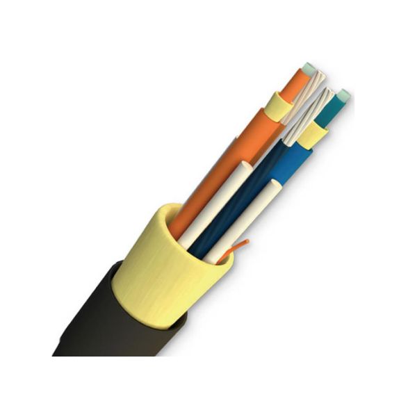 RoHS GDTS Hybrid Fiber Copper Cable / FTTH Telecom Hybrid Optical Cable