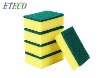 Colorful Dish Cleaning Sponge , Strong Grip Strength Washable Dish Sponge