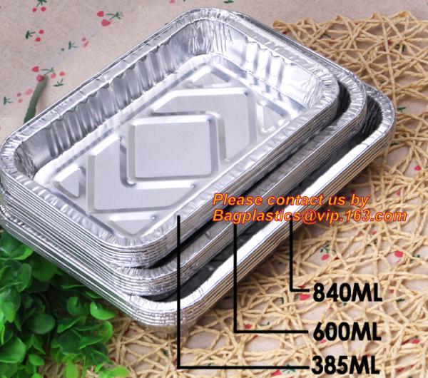 Alloy 8011, Disposable Environmental Protection Household, Compartments Aluminum Foil Container Tray