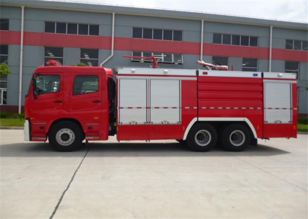 6x2 conduzem 6 assentos espumam a espuma 750L da água 7000L do caminhão da luta contra o incêndio do pó