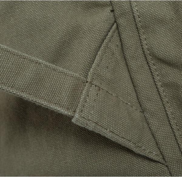 Vintage Canvas Leather Backpack School Bag Satchel For Outdoor Hiking / Climbing