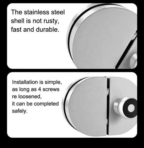 wholesale price single side glass door lock for tempered glass