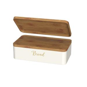 Metal Bread Bin Set Crown Series Kitchen Storage Containers for Bread Tea and