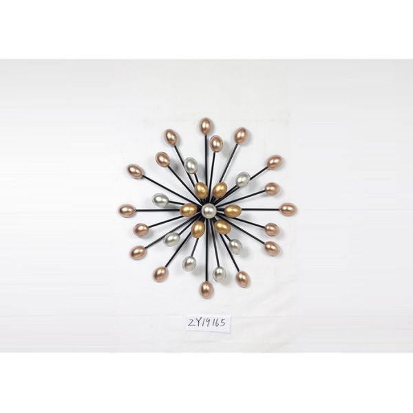 Home Bedroom Floral Handcrafted Metal Wall Art Decor