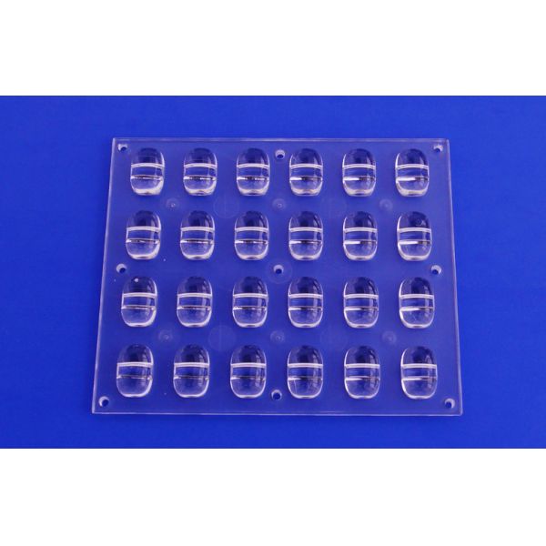 Square Lamp Optical LED Lens Array PC High Power Led With PCB