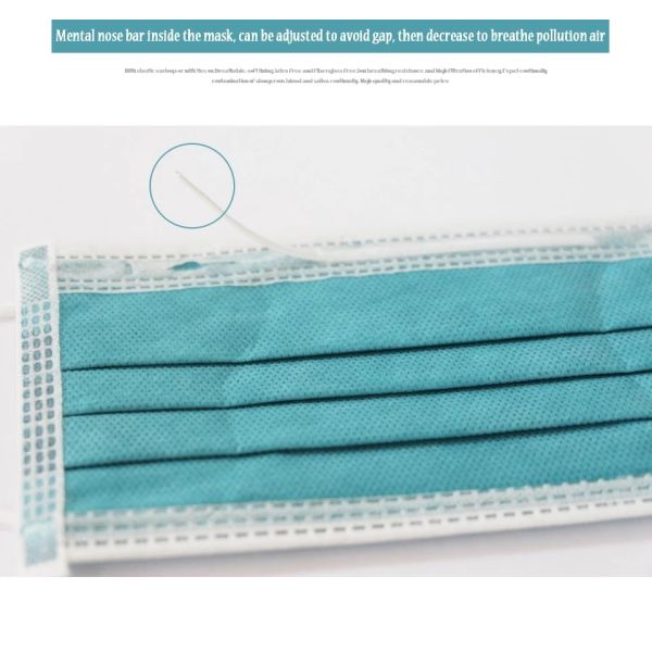 Dust Proof Disposable Face Mask , 3 Ply Non Woven Face Mask Humidity Resistant