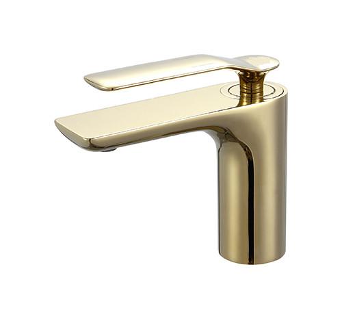 Banheiro de mistura de bronze de borracha dourada de alavanca única água fria e quente OEM