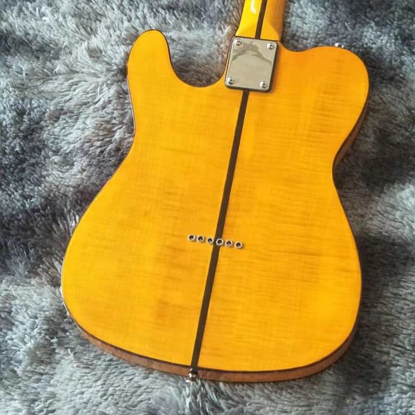 Custom HAnderson Hohner Mad-cat Vintage Rare Flame Top Finish Nicer Tele Electric Guitar
