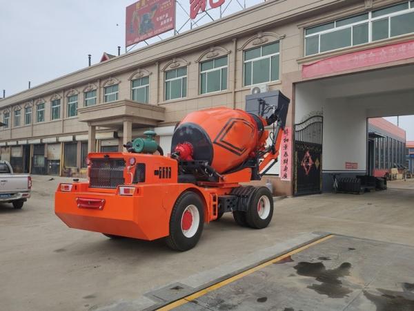 Fast Delivery Concrete Mixer Truck 2 Cubic Concrete Mixer Self Loading Cement Mixer Truck