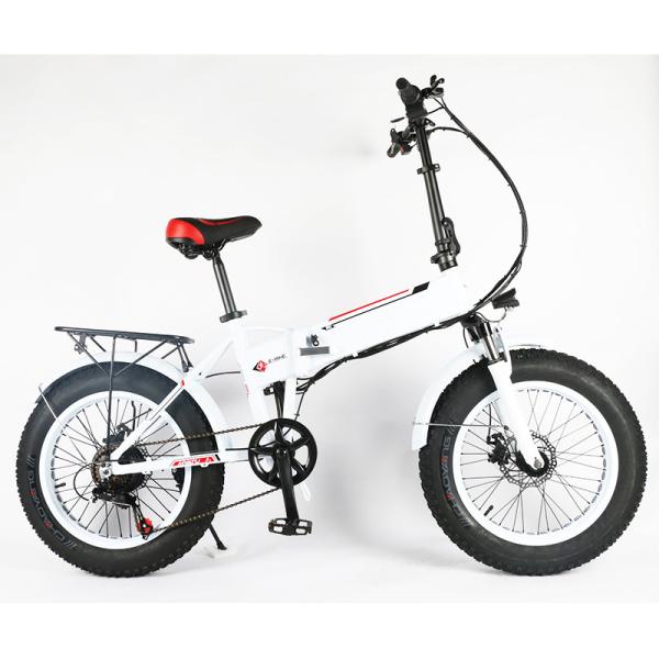 20 Inch Fat Tire Electric Folding Bike 140x34X70CM For Multiapplication