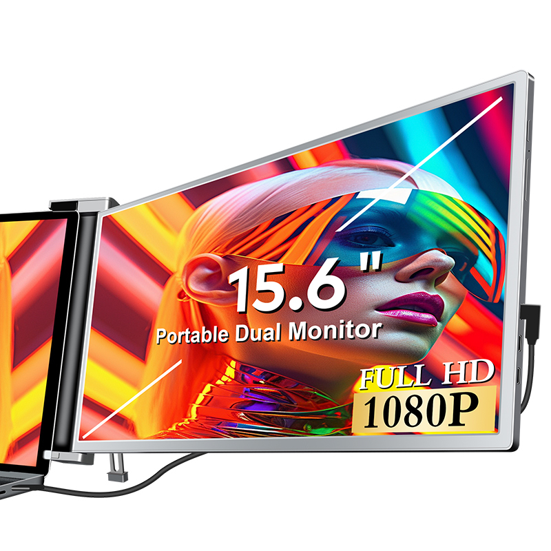15.6In Portable Dual Monitor 1920*1080 16:9 Laptop 2nd Screen Portable