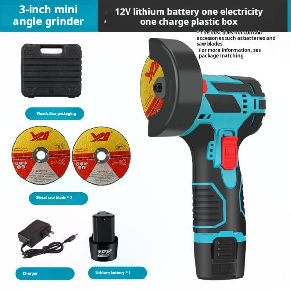 Versatile Lithium Angle Grinder With Wireless Portable Design And Complete Accessories