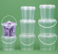 PP/HDPE Plastic Food Bucket Handle Available White with Lid