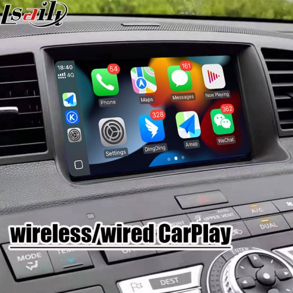 Lsailt 8 Inches CarPlay Screen for Nissan Fuga (Y50)Infiniti 350GT 2005-2008 Android Auto, Mirroring, HD Touch DisPlay