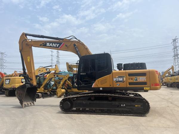 Medium Size Used Excavator Sany SY215C Hydraulic Crawler Excavator